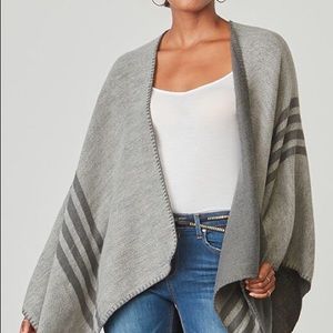 BB Dakota poncho (charcoal)